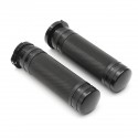 Pair 1inch 25mm Motorcycle Handlebar Hand Grips For Harley Sportster Cruiser Bobber