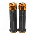 Pair 7/8 22mm Universal Handlebar Grips For Motorcycle Motorbike