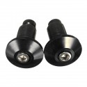 Pair 7/8inch Universal Handlebar Hand Grips Bar End Plugs Cap Motorcycle Bike