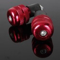 Red&Blue 22mm Motorcycle Round Handlebar End Weight Balance Plug