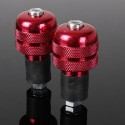 Red&Blue 22mm Motorcycle Round Handlebar End Weight Balance Plug