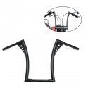 16inch Rise Ape Hangers Bike 1-1/4inchHandlebar Black For FLST FXST XL