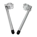 Pair 7/8inch41mm Motorcycle Clip-on Bar Tube Handlebars CNC For Yamaha/Honda/GSXR