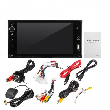 4 Channels x 40W MAX USB / AUX 4 Core 1080P Car Radio Stereo 7'' Android MP5 Multimedia Player 16GB For Toyota Models