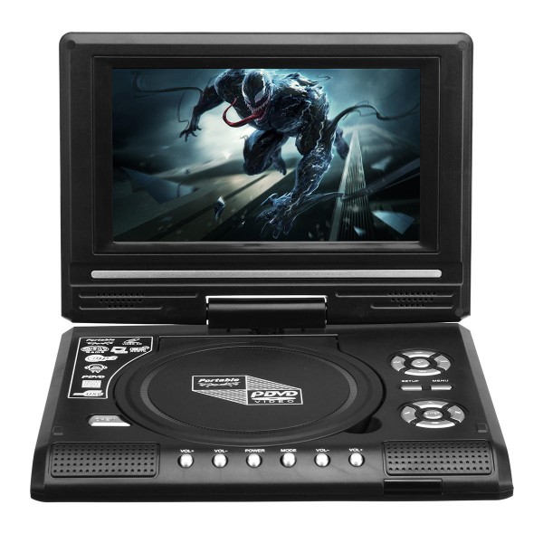 7.8 Inch Portable TV Program Game 270 Degree Rotation Car DVD Player