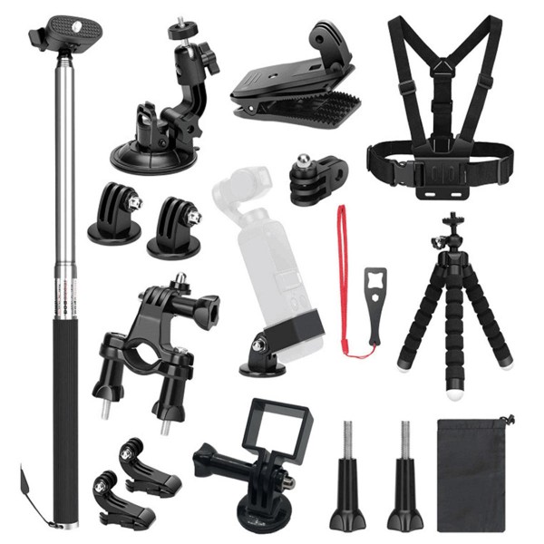 19 in 1 Expansion Frame Accessory Kit Multi-function Extended fixed Frame For DJI Osmo Pocket Handheld Action Camera Set