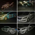 1cm*5m Glossy Reflective Decorative Safety Tape DIY Sticker Decal Roll Strip