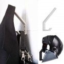 2pcs Helmet Holder Hook Jacket Bags Wall Mount Cloth Display Rack Hanger