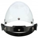 3-Snap Button Bubble Visor Flip Up Wind Face Shield Lens for Motorcycle Helmet 3 Color