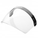 3 Snap Flip Up Visor Wind Shield Lens For Open Face Motorcycle Helmet