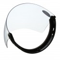 3 Snap Flip Up Visor Wind Shield Lens For Open Face Motorcycle Helmet