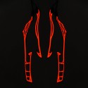 4-in-1 Motorcycle Helmet LED Luminous Sticker Night Riding Cold Light Signal Flashing Strip Helmet Universal Strip USB Charger