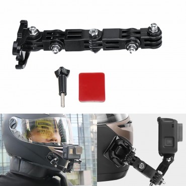 Adhesive Full Face Helmet Front Chin Mount For Sjcam/Antshares/Gopro Hero 6 5 4 3 Action Camera