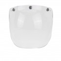 Bubble Shield Helmet Lens For Half Retro Flying Helmet Tri-buckle Lens With Transparent Frame