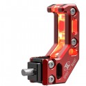 DC12V 0.5W Motorcycle Helmt Hook With LED Light Lamp Casque Clasp Clip Red