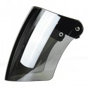 Flip Up Helmet Shield Lens Visor 3 Snap For Motorcycle Half Helmet Clear Silver