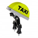 LED TAXI Sign Light Helmet/Handlebar Mounting USB Rechargeable Indicator Decoration Kit For Motorcycle Tricycles Electric Bike