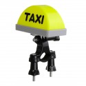 LED TAXI Sign Light Helmet/Handlebar Mounting USB Rechargeable Indicator Decoration Kit For Motorcycle Tricycles Electric Bike