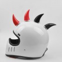 Motorcycle Helmet Devil Horn with Suction Cups Waterproof Headwear Accessories