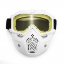 Motorcycle Helmet Mask Shield Goggles Open Face Bike Motocross Eyewear Motorbike