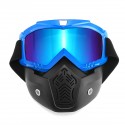 Motorcycle Helmet Mask Shield Goggles Open Face Bike Motocross Eyewear Motorbike