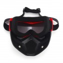 Motorcycle Helmet Mask Shield Goggles Open Face Bike Motocross Eyewear Motorbike