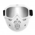 Motorcycle Helmet Mask Shield Goggles Open Face Bike Motocross Eyewear Motorbike