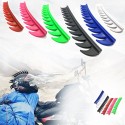 Motorcycle Helmet Reflective Decals Sticker Dirt Bike Rubber Strip Decoration