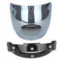 Open Face Motorcycle Helmet Bubble Visor Lens