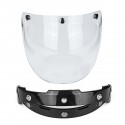 Open Face Motorcycle Helmet Bubble Visor Lens