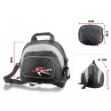 Portable Motorcycle Full Face Helmet Bag Backpack Black Waterproof