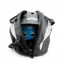 Portable Motorcycle Full Face Helmet Bag Backpack Black Waterproof