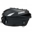 Motorcycle Tail Bag High Capacity Shoulder Rider Backpack Rear Seat Bag Helmet Storage Bag Waterproof Multifunction