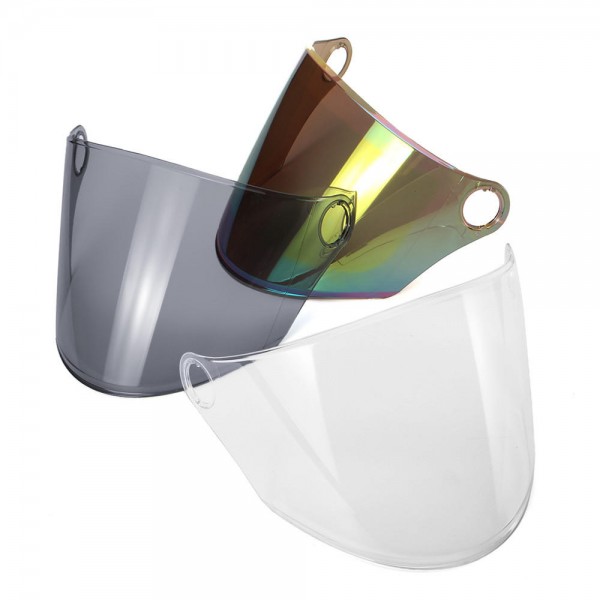 Universal Motorcycle Helmet Visor Shield Lens Windproof Retro Anti-fog Full Face Case