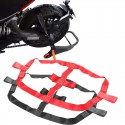 Upgraded Universal Motorbike Transportation Tie-Down Polyester Motorcycle Rear Wheel Fixing Fastening Webbing Belt Strap
