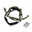 Tactical Helmet Locking Buckle System Outdoor Protective Adjustable Strap Accessory