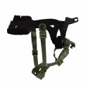 Tactical Helmet Locking Buckle System Outdoor Protective Adjustable Strap Accessory