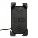 12V 3.5-6.0inch Phone GPS USB Rechargeable Holder For Electric Car Motorcycle Bike Scooter