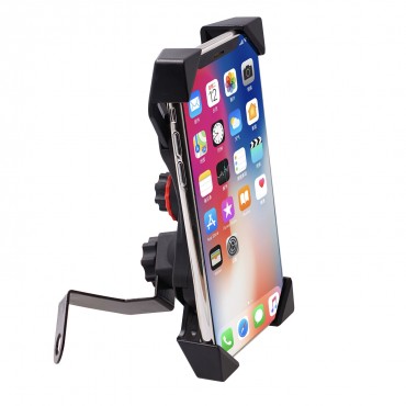 3.5-6inch Handlebar Mirror 360 Degree Rotation Motorcycle Bicycle Mount Holder For GPS Mobile Phone
