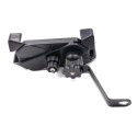 3.5-6inch Mirror 360 Degree Rotation Motorcycle Bicycle Mount Holder For GPS Mobile Phone