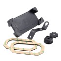 3.5-6inch Mirror 360 Degree Rotation Motorcycle Bicycle Mount Holder For GPS Mobile Phone
