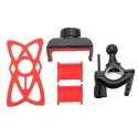 360 Degrees Motorcycle Handlebar Mount Holder Silicone Support For Phone