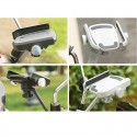 360° Motorcycle Bicycle Bike Phone Holder GPS Handlebar/Mirror Mounting Bracket