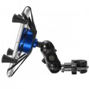 4-6 inch X-type Phone GPS Aluminum Alloy Holder Handlebar Rear View Mirror E-Scooters Motorcycle Bike