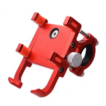 4.5-9cm 360 Degree Motorcycle-mounted Six-claw Aluminum Alloy Mobile Phone Bracket Bicycle Navigation Bracket Fixer