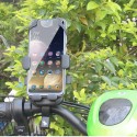 4.7-6.5inch Mobile Phone GPS Holder Quick Lock Anti-Skid Shockproof Universal For Motorcycle Bicycles Electric Vehicles Handlebar Installation