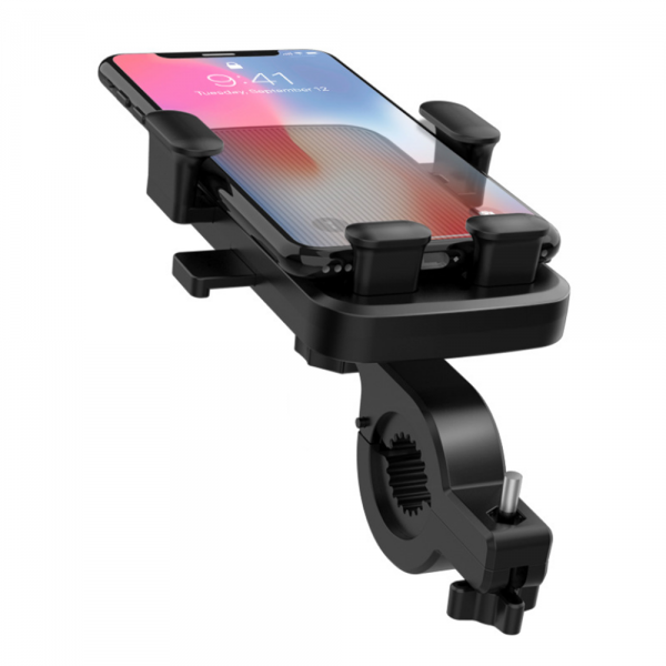 4.7-6.5inch Mobile Phone GPS Holder Quick Lock Anti-Skid Shockproof Universal For Motorcycle Bicycles Electric Vehicles Handlebar Installation