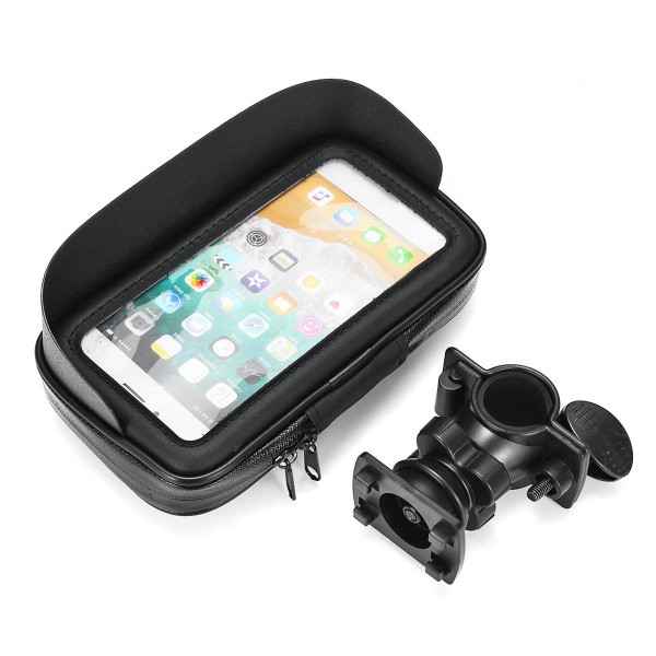 4.7inch Waterproof Mobile Phone Holder Motorcycle Bicycle Mount Case Bag Pouch