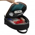 Anti-Theft Men Crossbody Bag Hard Shell Waterproof Chest Sling With Lock USB Port