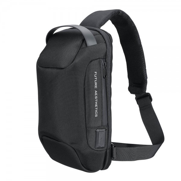 USB Charging Shoulder Crossbody Bag Large Capacity Waterproof Anti-Scratch Anti-Theft Macbook Storage Backpack Chest Bag